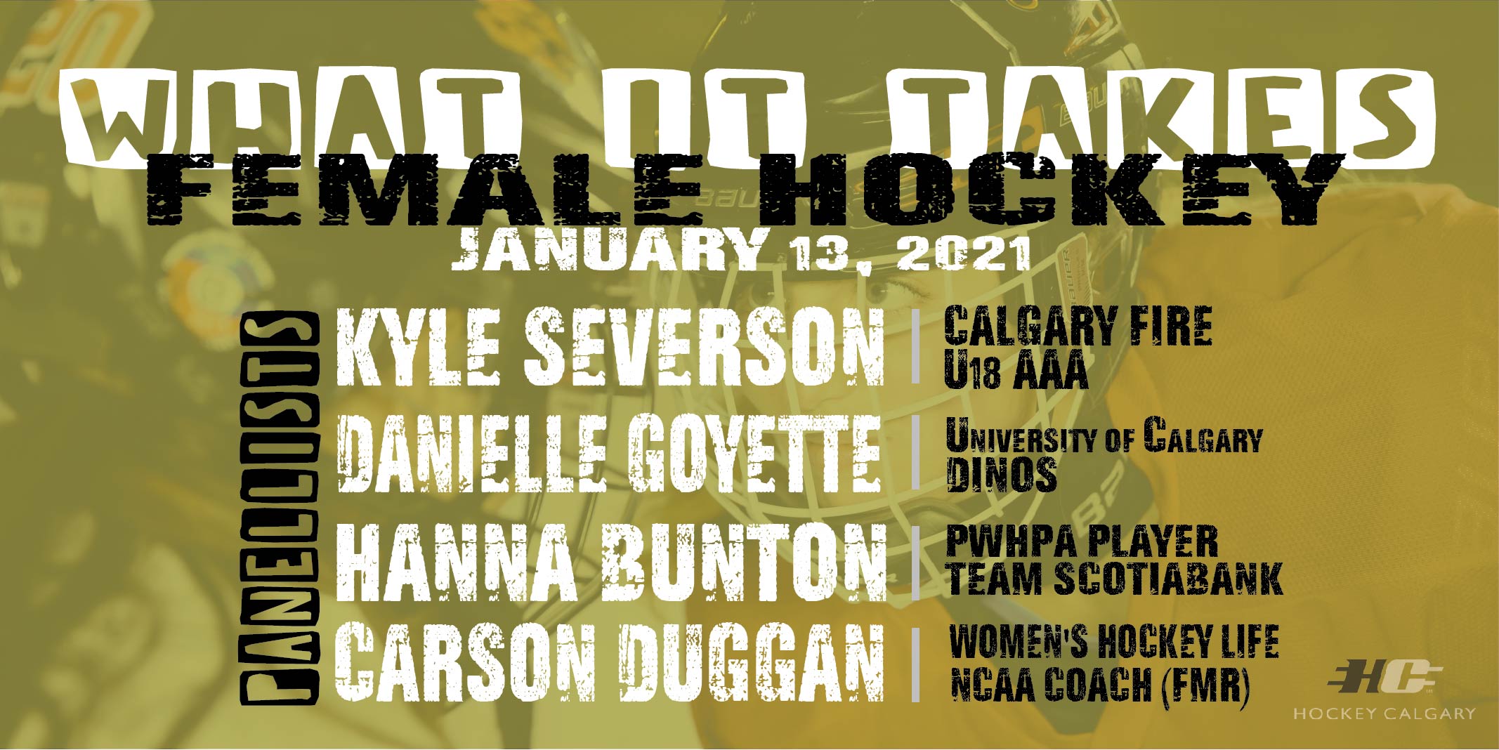 Female Hockey Panellists - Twitter